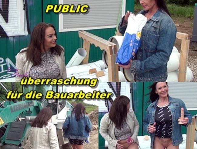 Public Baustellen Überraschung!  Doppel Fick