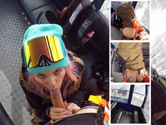 POV Public Sex in einem der größten Skilifte Europas | One Shot Video