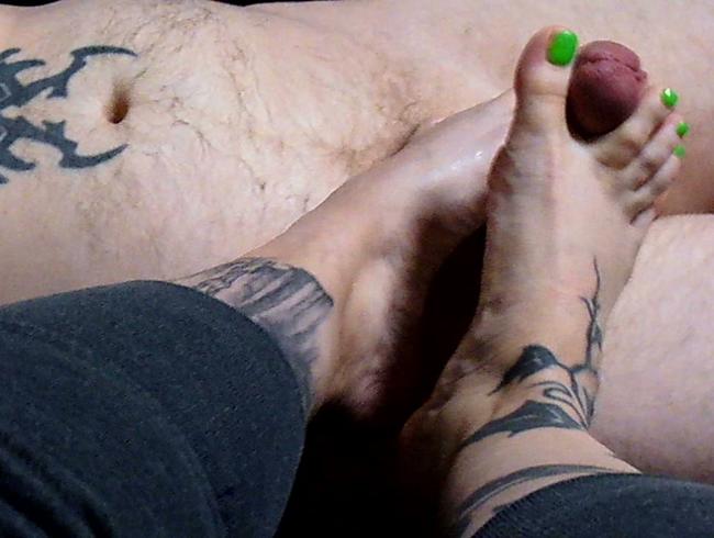 Massage mit den Füßen