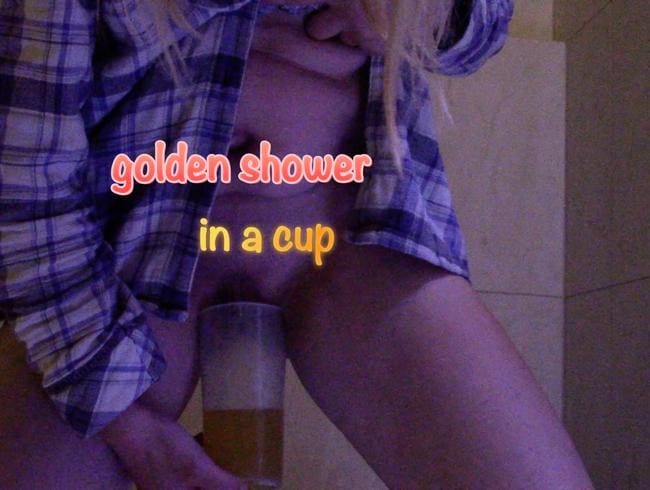 Golden Shower in a cup
