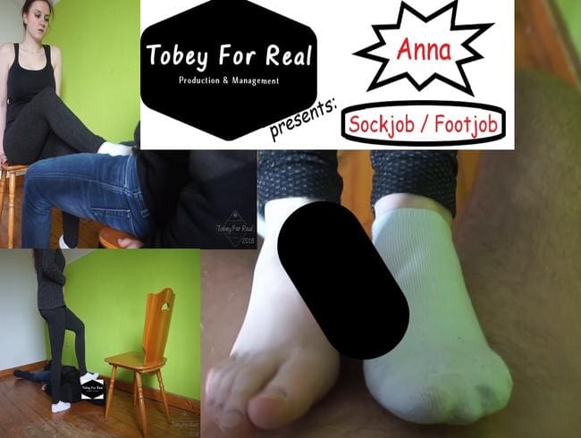 Anna - White Ankle Socks - Socken & Füße im Gesicht - Sockjob