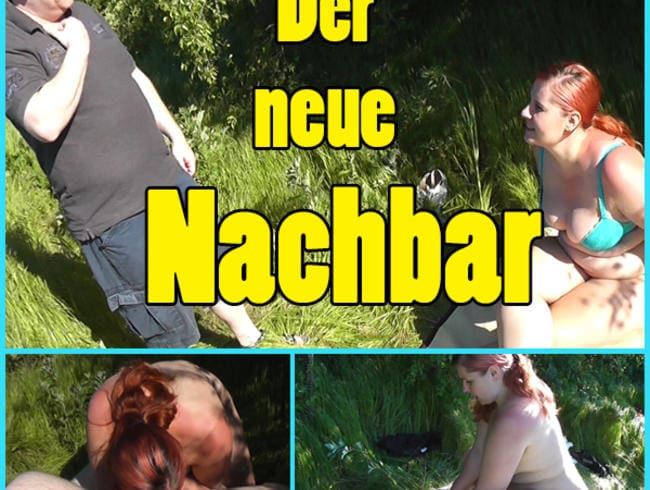 Mein neuer Nachbar fickt mich! Outdoor