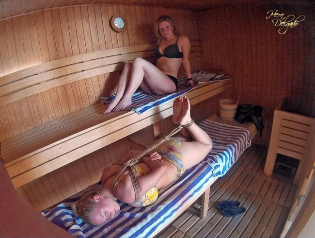 Bondage in Public: Sauna