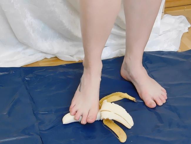 Zermatschte Banane