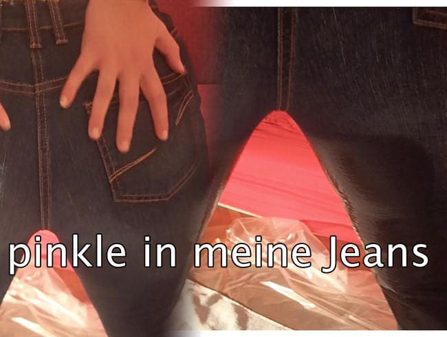 mollige SIE pisst in ihre Jeans