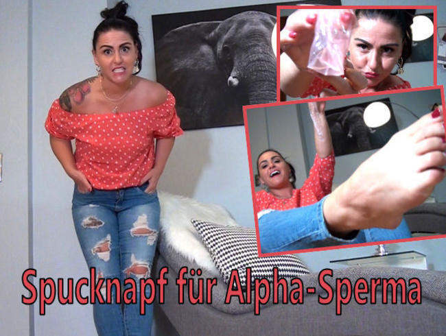 Spucknapf für Alpha-Sperma
