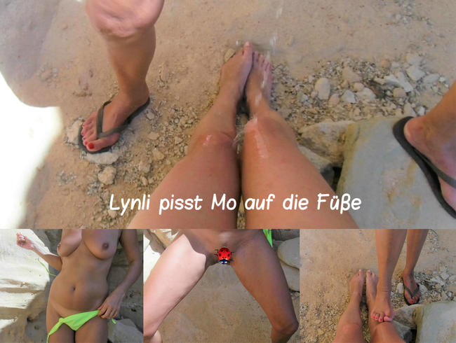 Lynli pisst Mo auf die Füße