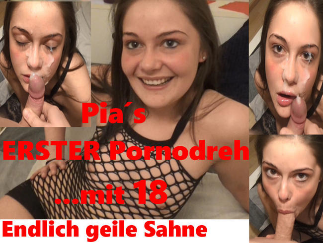 Pia´s ERSTER Pornodreh mit 18-Endlich geile Sahne!!!