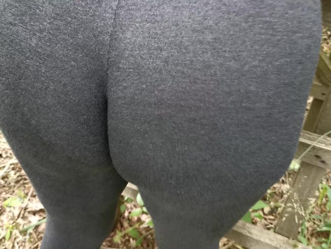 Spank my ass in public while wearing spandex
