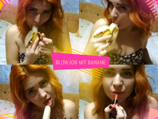Blowjob mit Banane