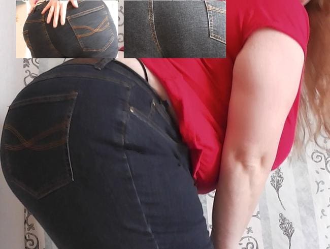 Mein Jeansarsch auf deinem Gesicht