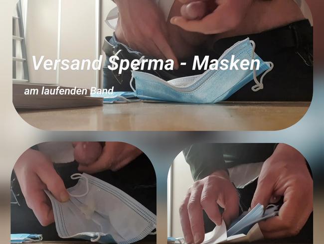 Versand von Sperma - Masken am laufenden Band ;-)