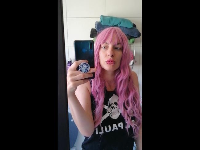 Kleines Selfie - Video mit meiner neuen Wig