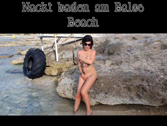 Nackt baden am Balos Beach