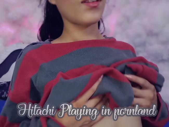 Teasing - Playing with hitachi part 1