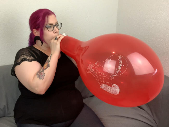 Blow to Pop mit geschenkten Ballons